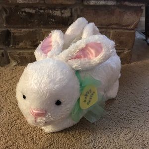 Bunny Easter basket- says Some bunny loves you